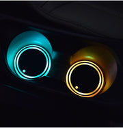 Colorful Cup Holder LED Light-up  For Car Automatically