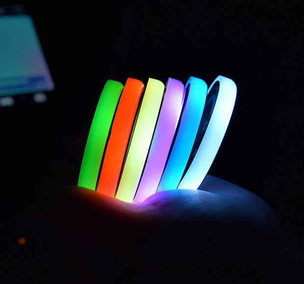 Colorful Cup Holder LED Light-up  For Car Automatically