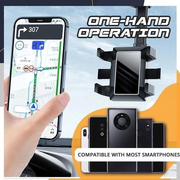 Rearview Mirror Phone Holder For Car