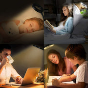 Clip On Lamp LED Flexible Arm USB Table Night Light