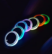 Colorful Cup Holder LED Light-up  For Car Automatically